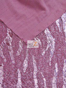 Double Knit Crinkle Metallic Stretch Puffy Fabric Backing
