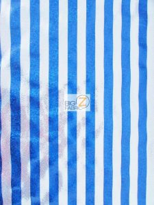 American Holomist Stripes Spandex Fabric Blue