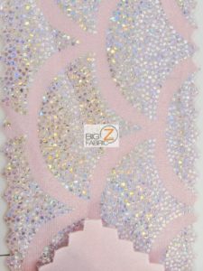 2 Tone Holographic Scale Spandex Fabric Backing