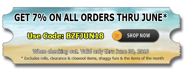 Big Z Fabric June Discount